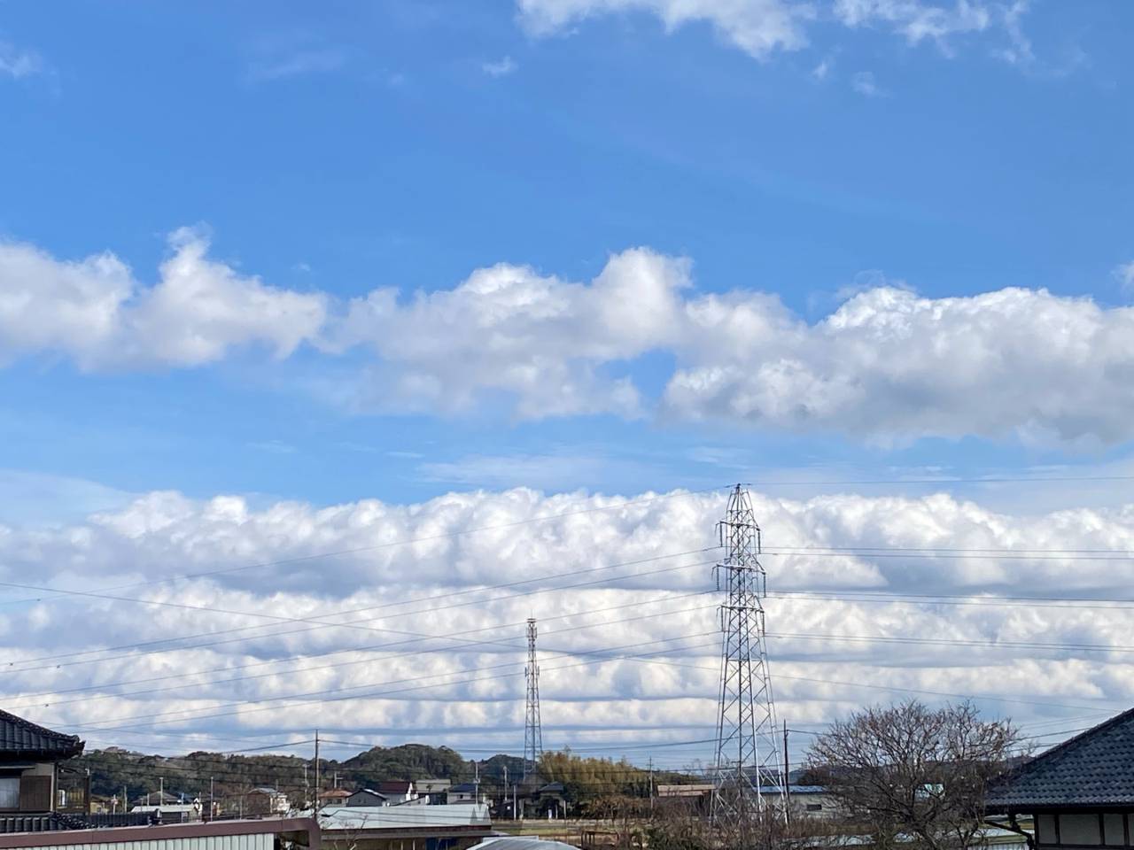 波を打つような不思議な雲 注目の空の写真 ウェザーニュース