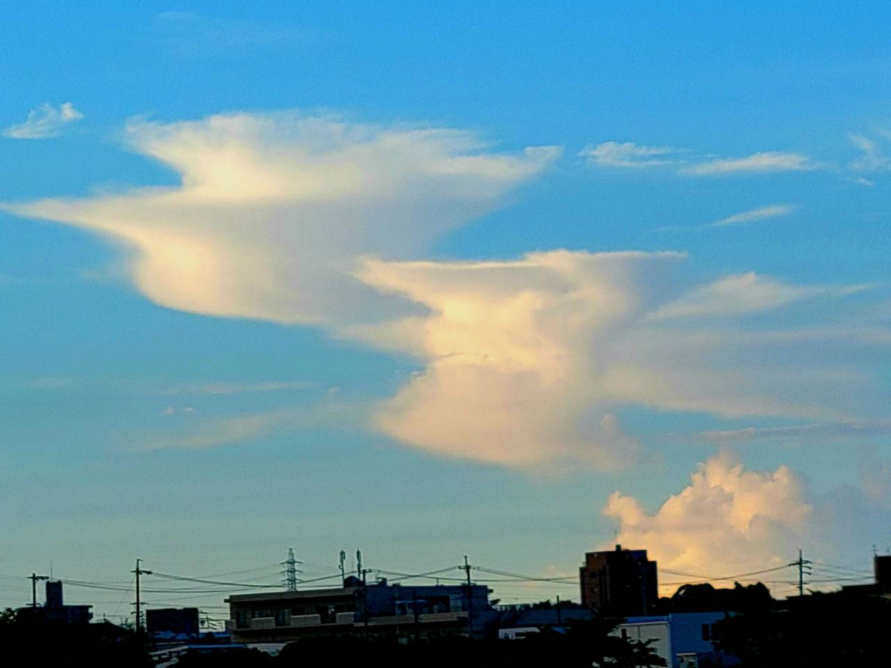 大きなもくもく雲は分裂して駒みたいに空を 愛知県名古屋市天白区 尾張の桃太郎 ウェザーニュース 大きなもくもく雲は分裂して駒みたいに空を 愛知県名古屋市天白区 尾張の桃太郎 ウェザーニュース