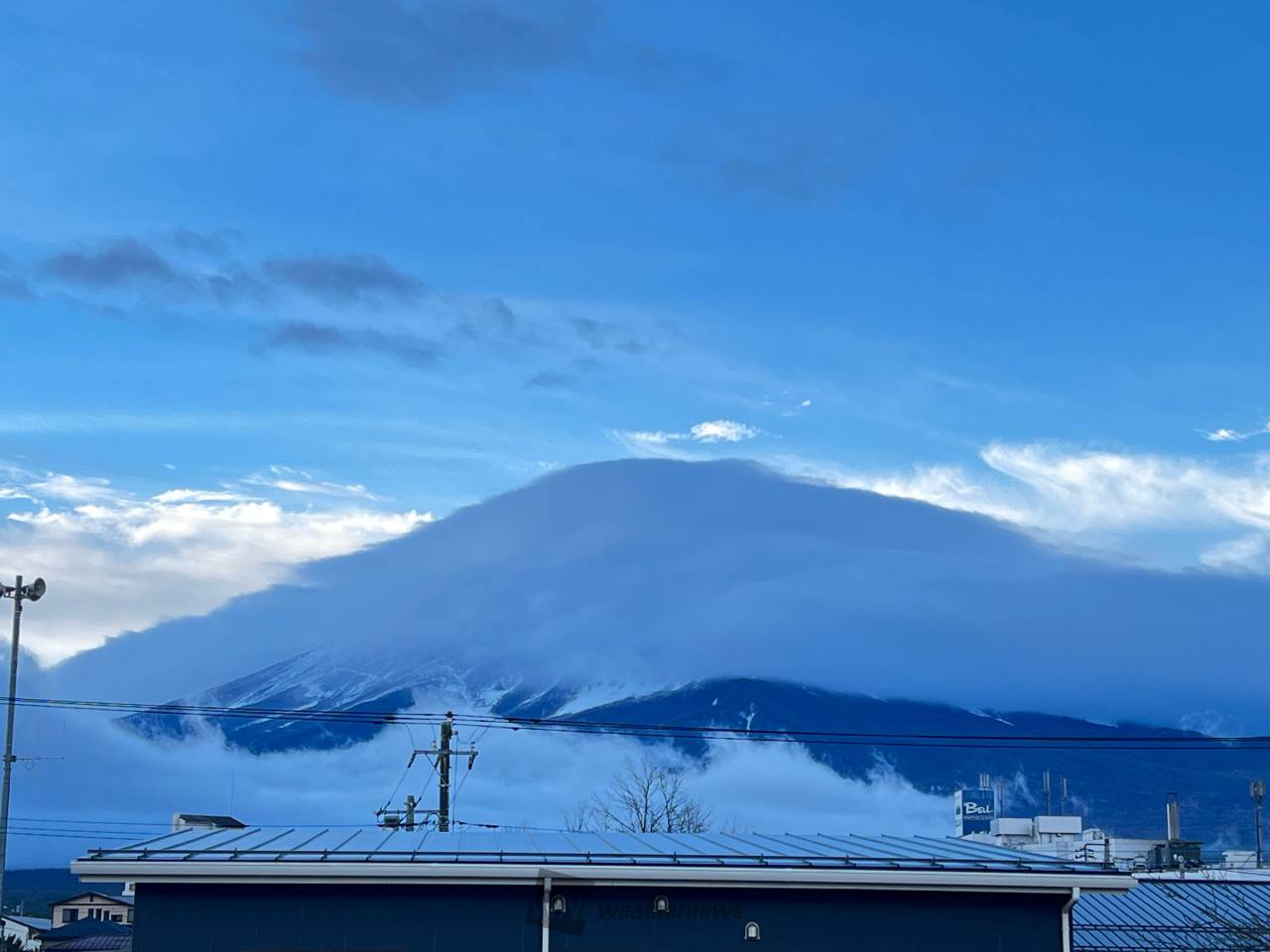 おはようございます 今朝はすごく暖かくビ 山梨県南都留郡鳴沢村 けん ウェザーニュース