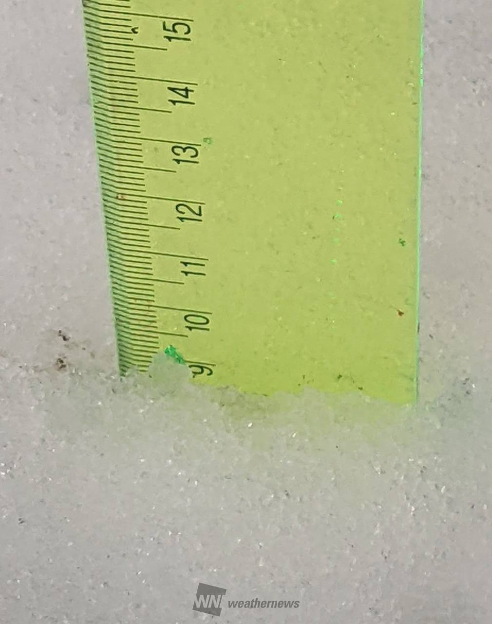 今は☔雨が降っているので､溶けたと思いま 神奈川県相模原市南区 💛アモーレ🍀レモン💛 ウェザーニュース