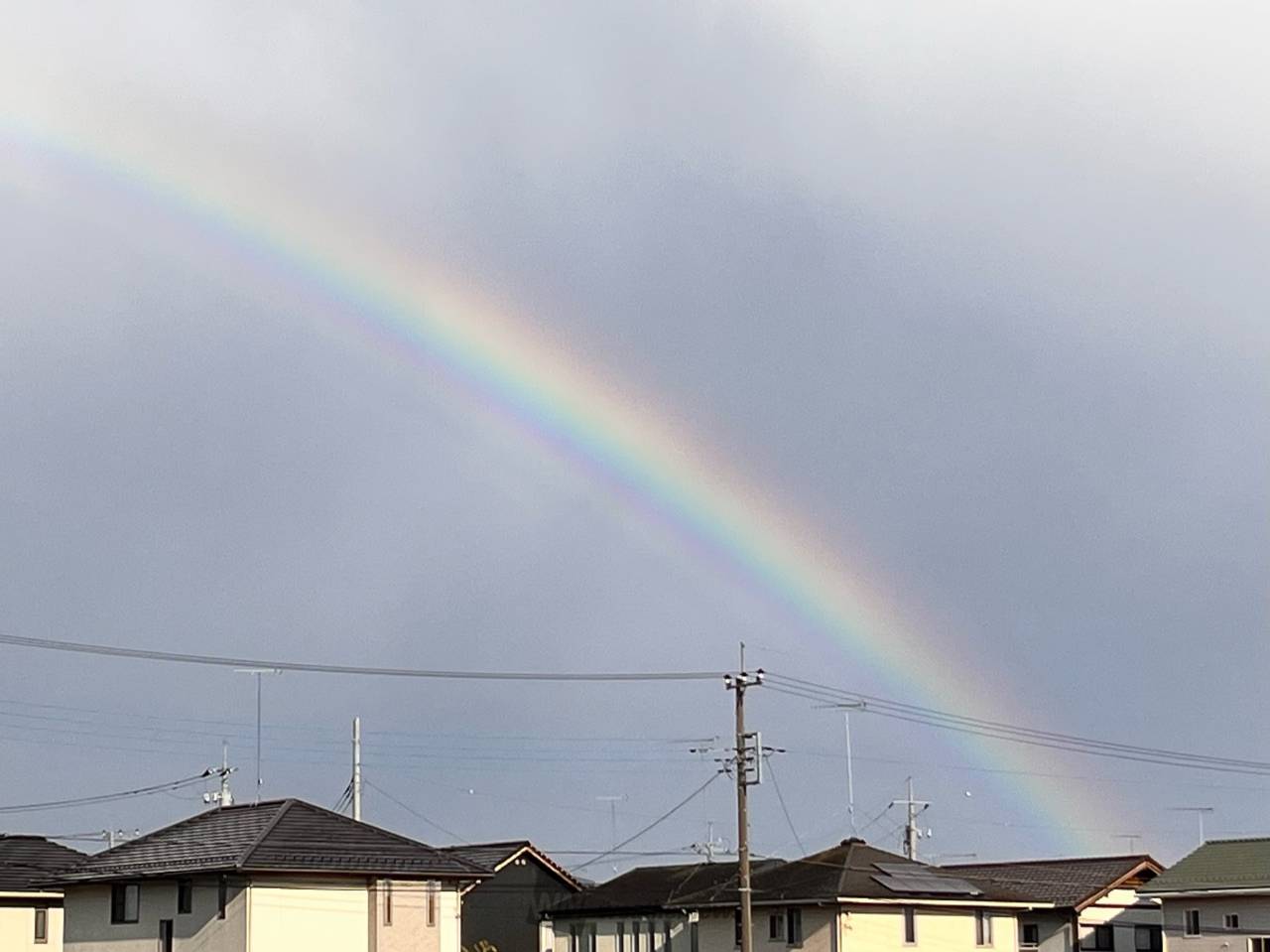 雨の後の虹です 🌈 栃木県栃木市 なぎ ウェザーニュース