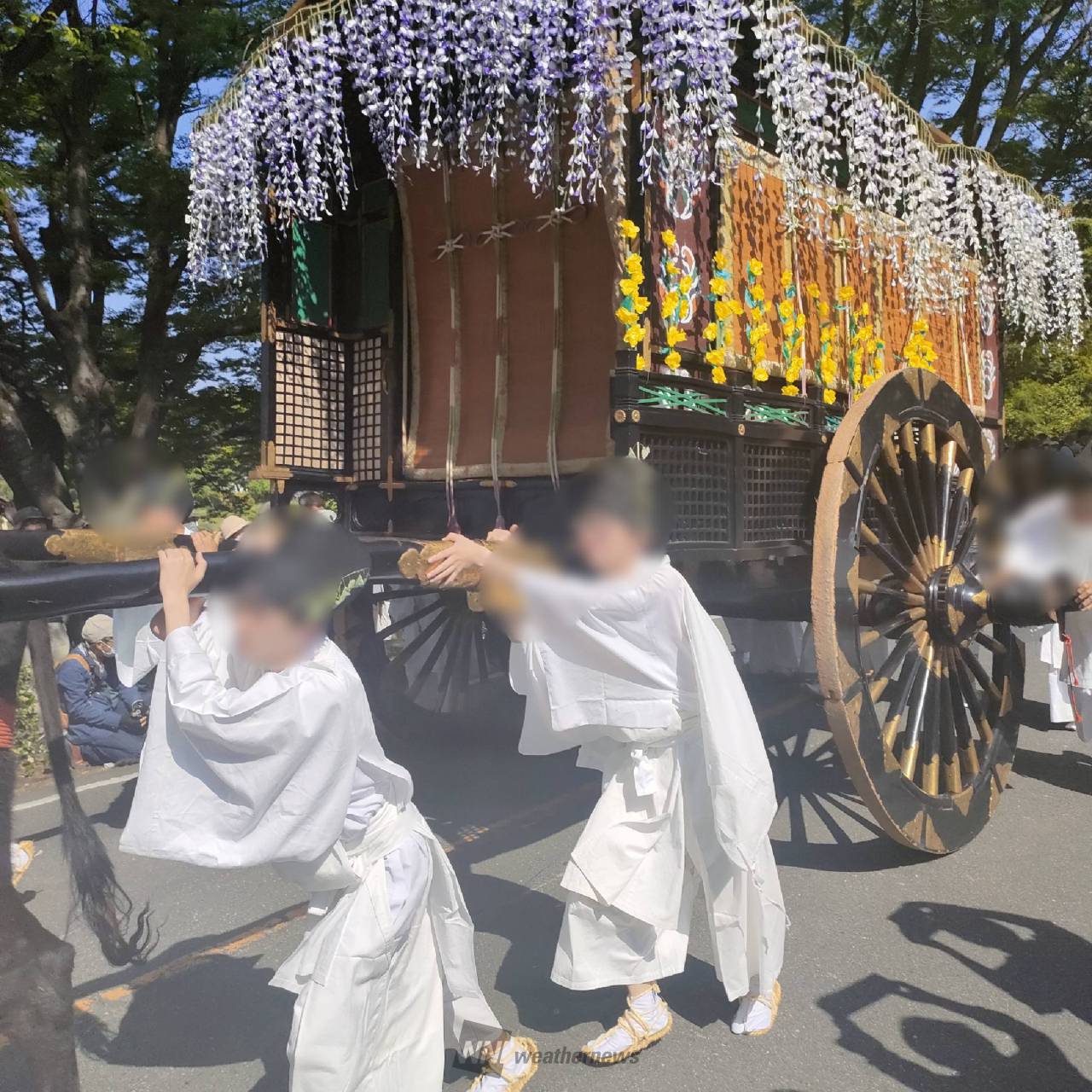 葵祭路頭の儀の時期はやはり暑くなるんでし 京都府京都市北区 かにく🍎🍓🌹🥀 ウェザーニュース
