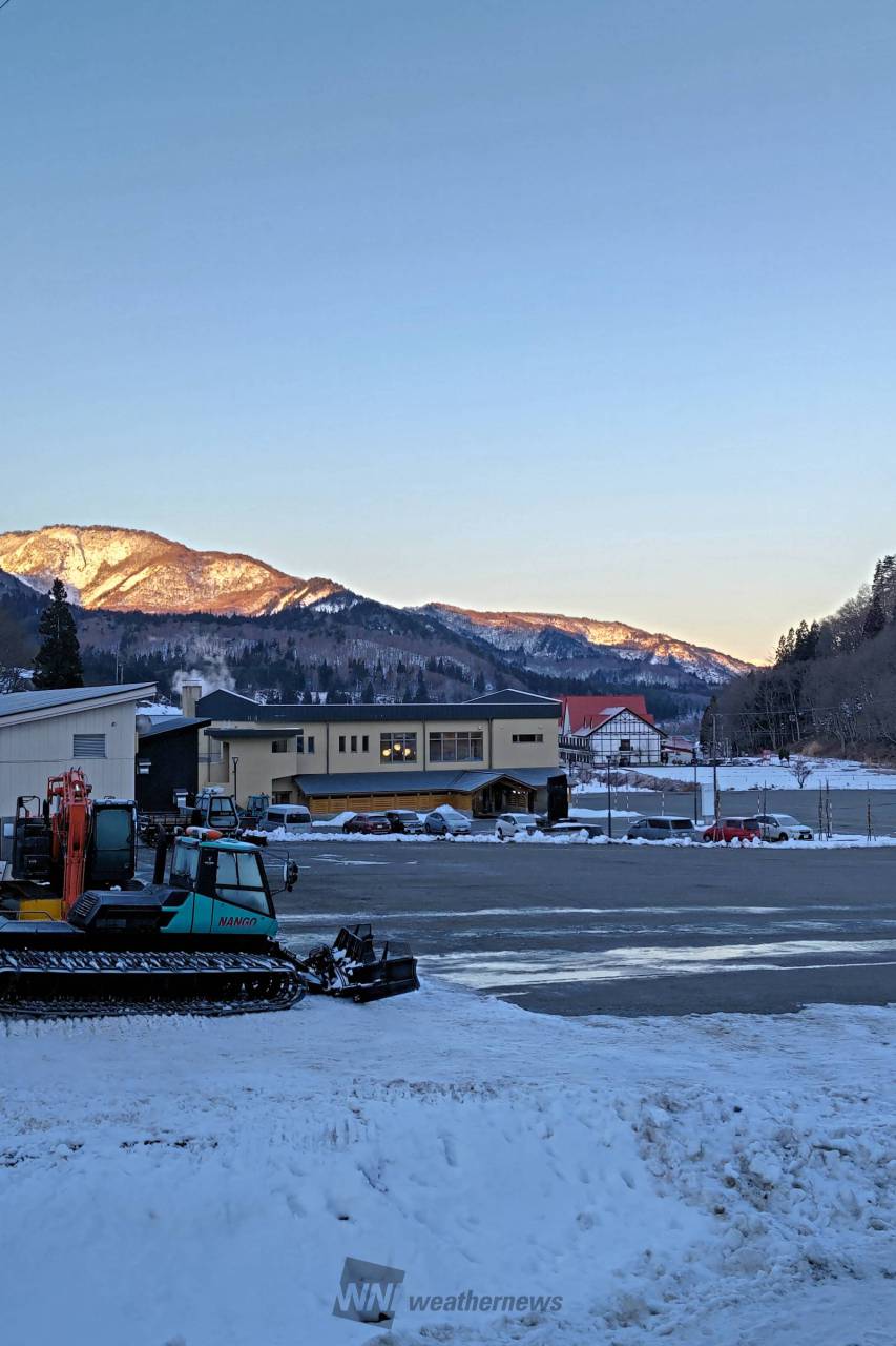 おはようございます。 放射冷却で寒い朝で 福島県南会津郡南会津町 福島県南会津郡南会津町の空 ウェザーニュース