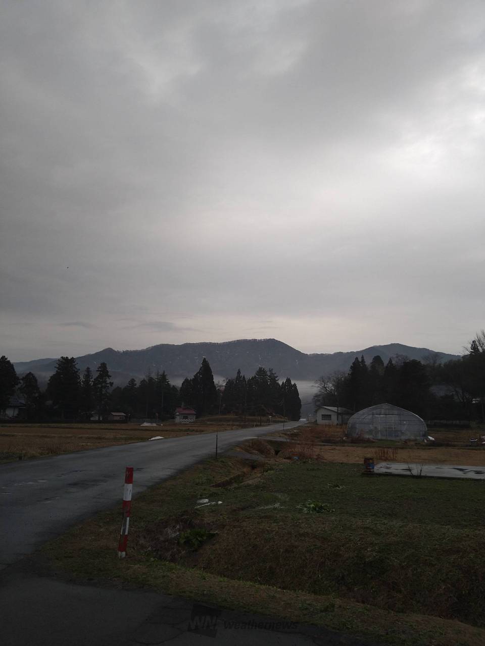 初めて送ります 酒田市の東 経ヶ蔵山の麓 山形県酒田市 山形県酒田市の空 ウェザーニュース