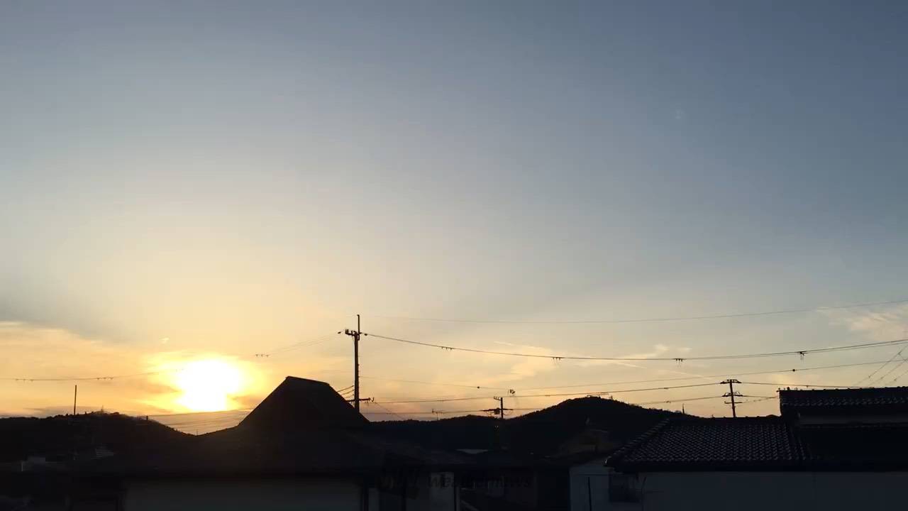 西方向から4方向を一周して天頂を撮影、東 兵庫県たつの市 ponta ウェザーニュース