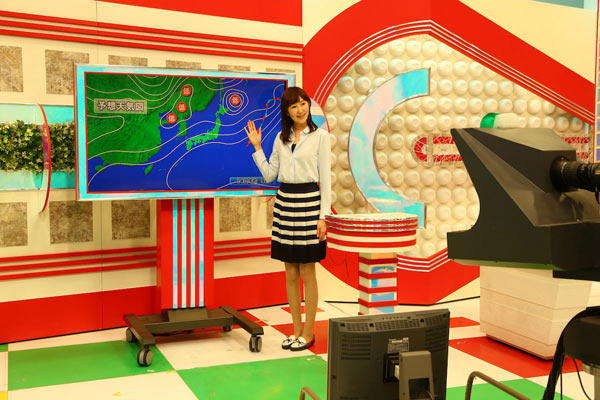 番組スタジオ内でのようす