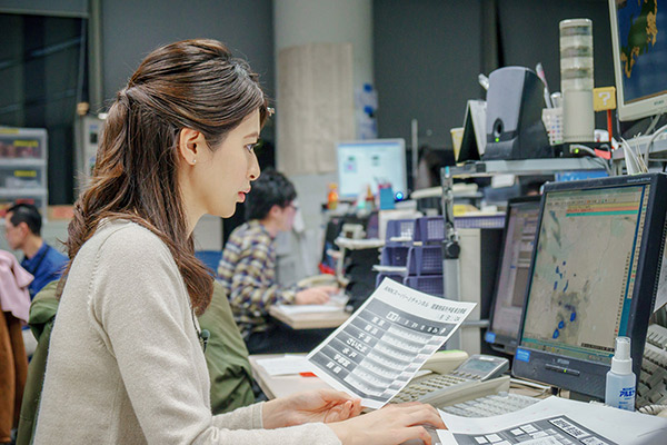 本番前に天気図の最終チェック