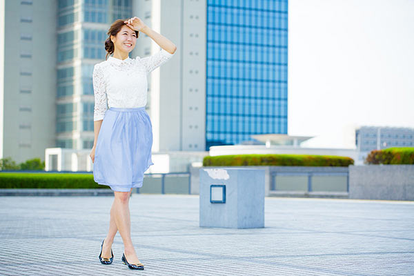 それでもモデル体型は健在！