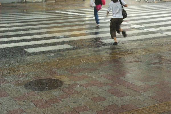ゲリラ雷雨が毎日のように