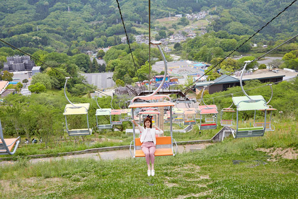 マッスルモンスターへはリフトで移動