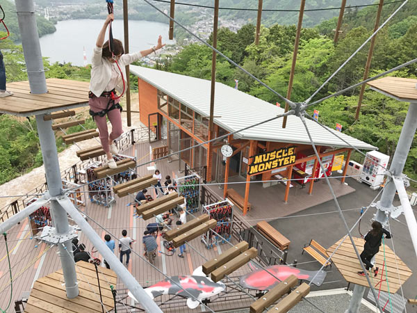 高さに慣れるまでは足がガクブル……