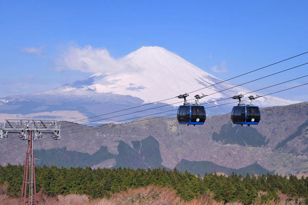 天気が良ければ富士山が大きく見える