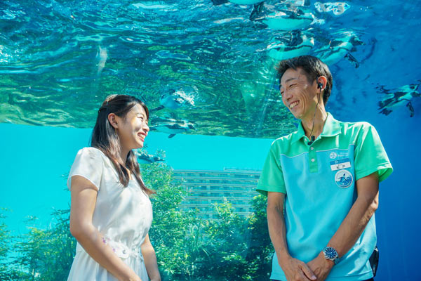 サンシャイン水族館の松戸さんと角田さん